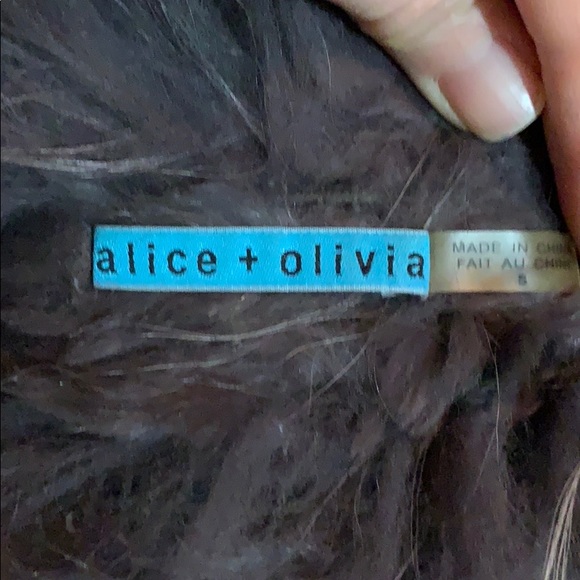 Alice + Olivia Woven fur vest - Picture 5 of 6